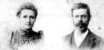 Early photograph of Amelia and Robert Clark