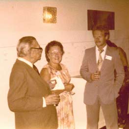 Wilf Clark, Phillipa Clark and Clive Clark